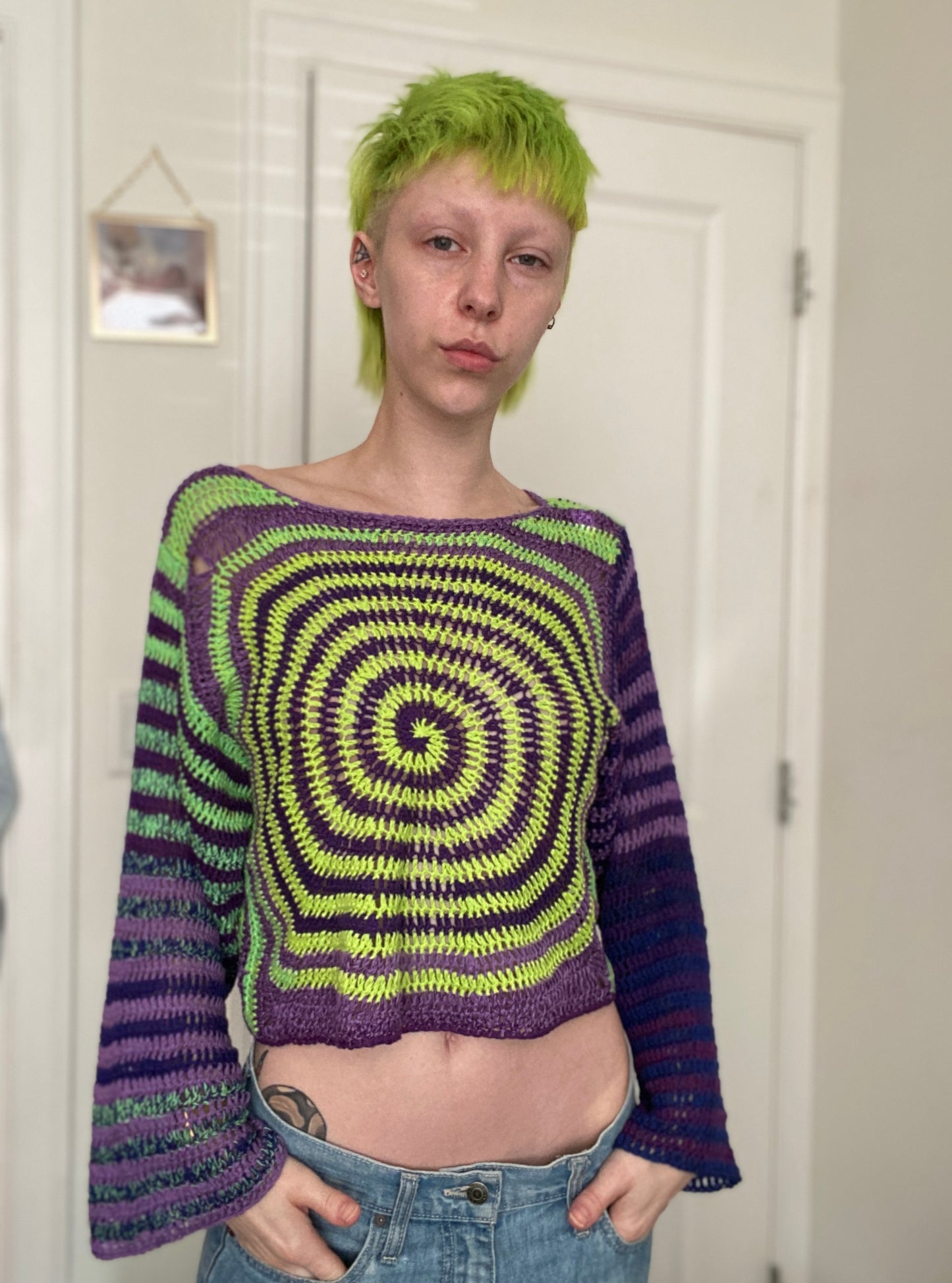 I’m Spiralling Crochet Crop