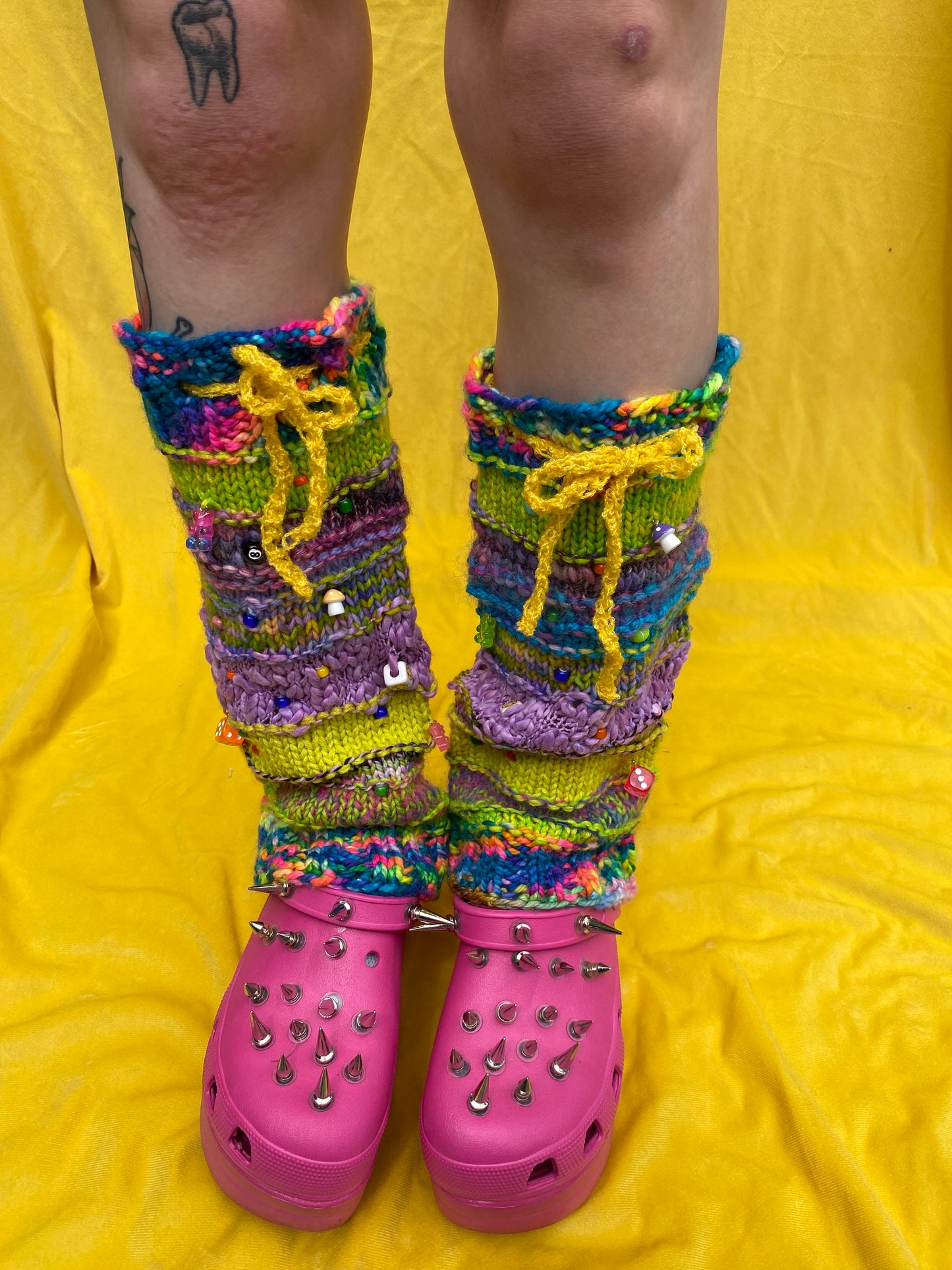 Ugly Leg Warmer Rainbow 1