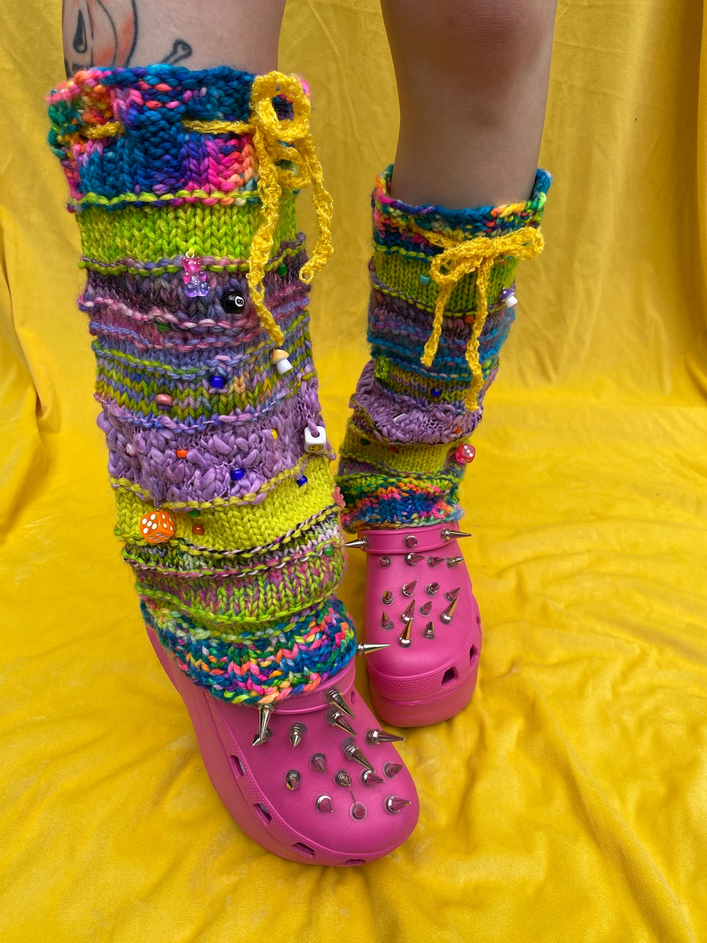 Ugly Leg Warmer Rainbow 1