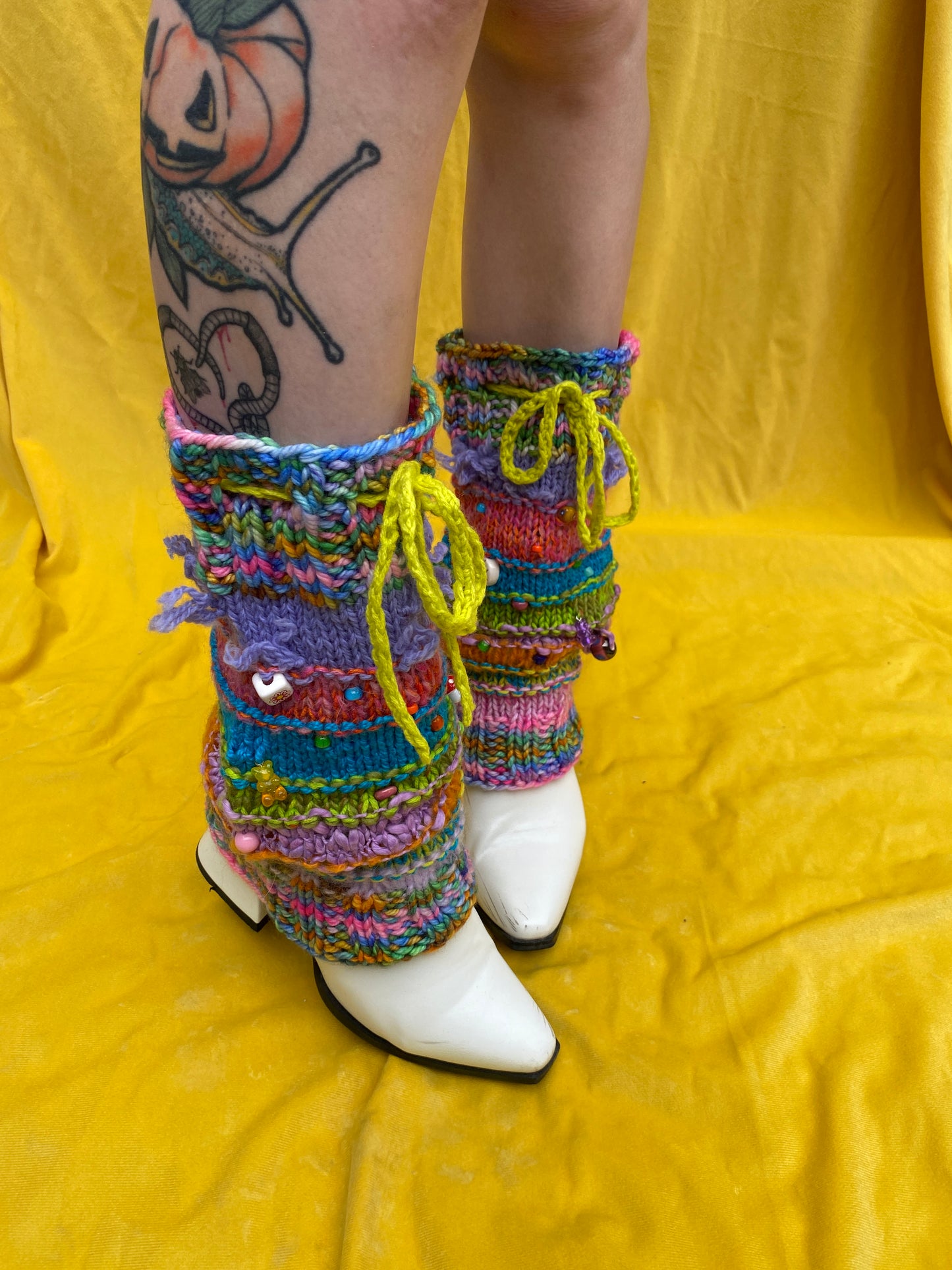 Ugly Leg Warmer Rainbow 2