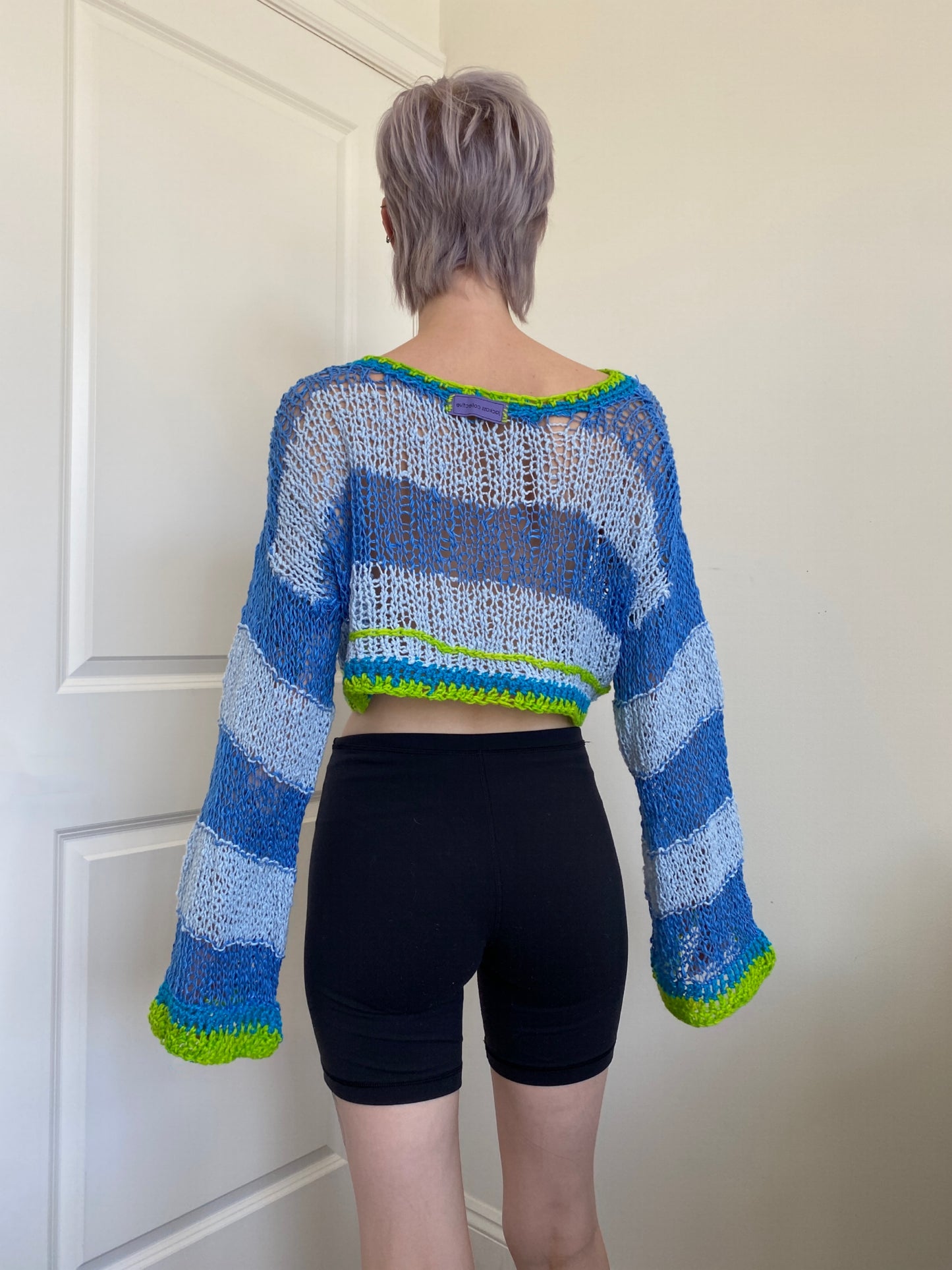 Blue/Green Scrappy Cotton Crop