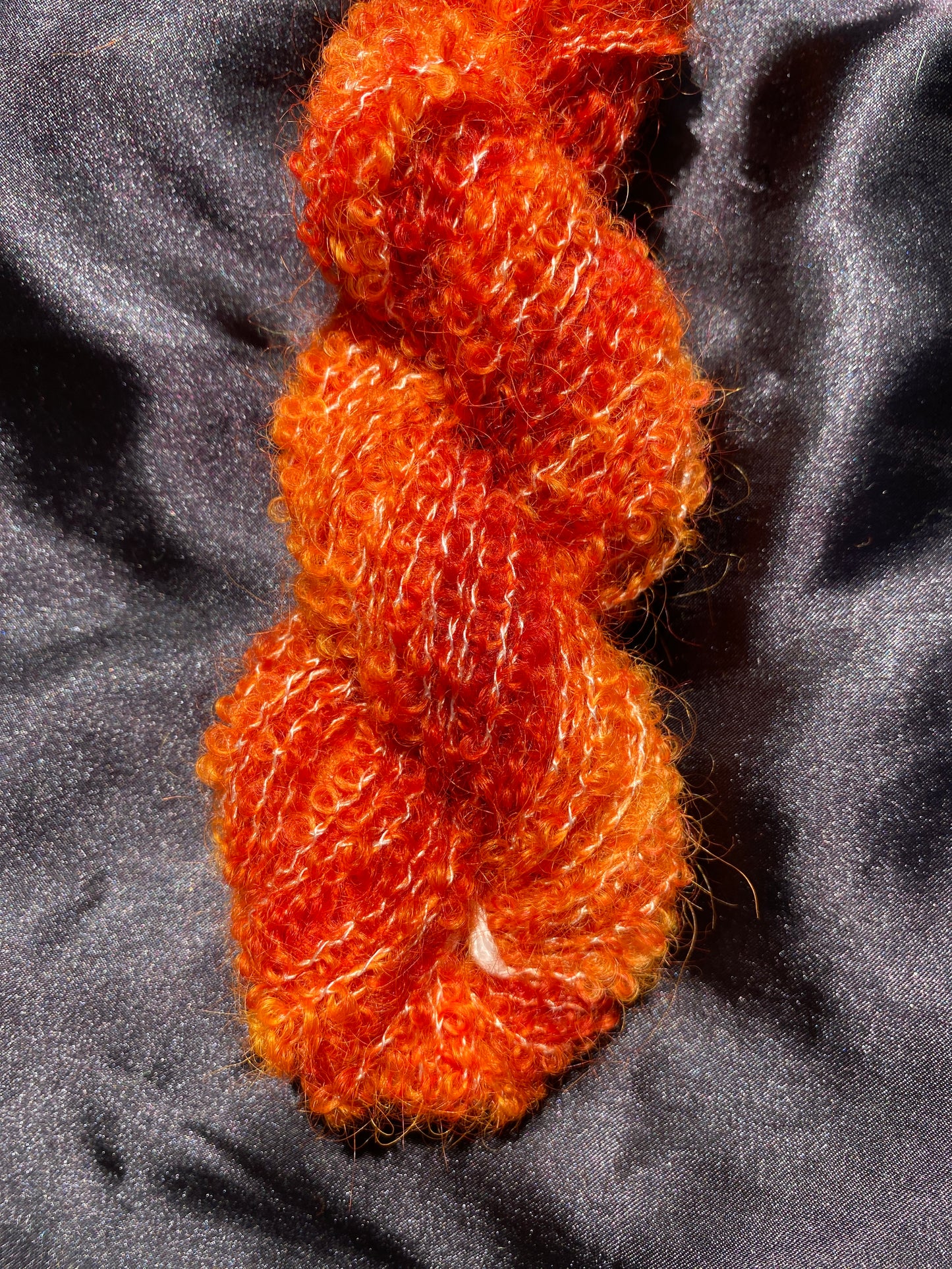 Vintage Boucle Orange
