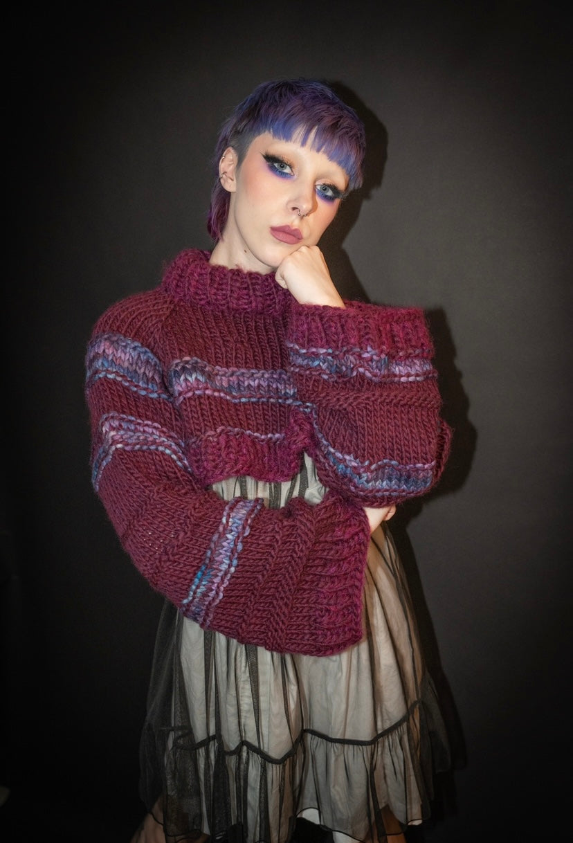 Purple Moody Crop