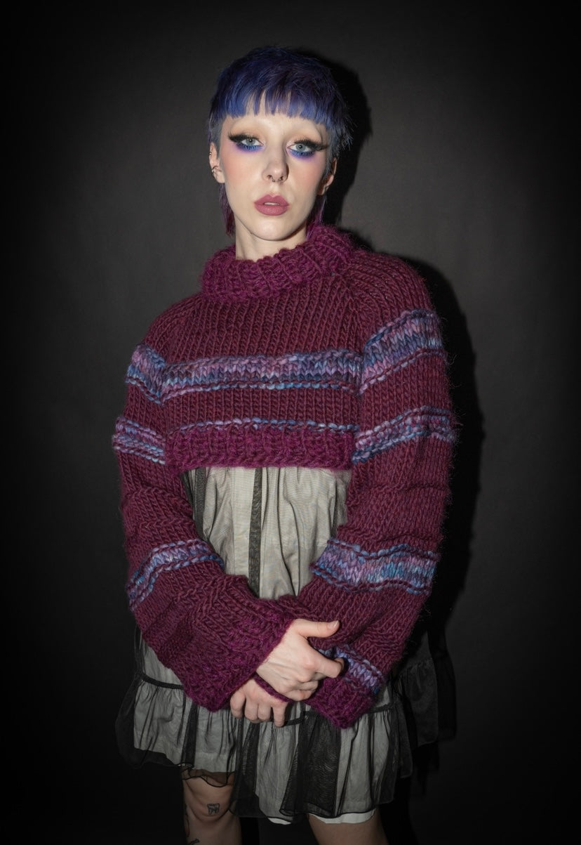 Purple Moody Crop