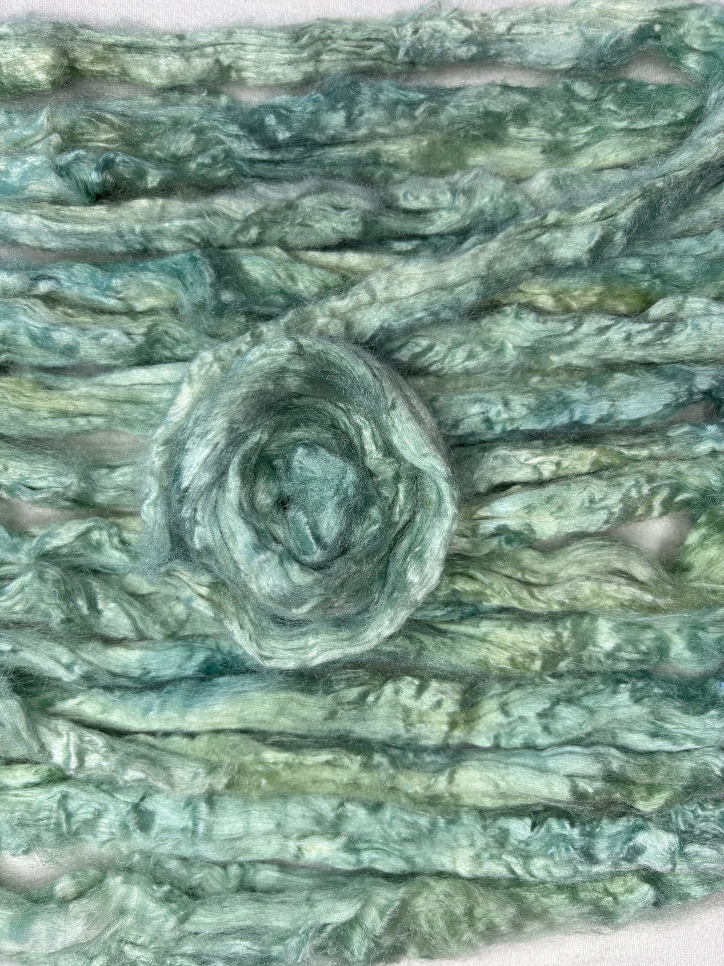 Mint Tea Tussah Silk