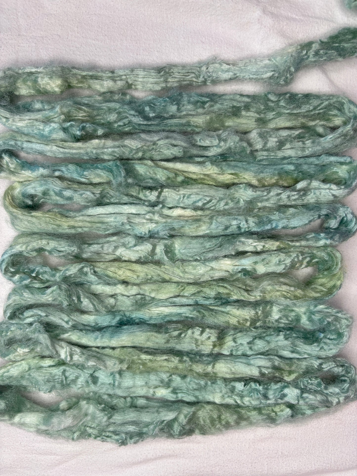 Mint Tea Tussah Silk
