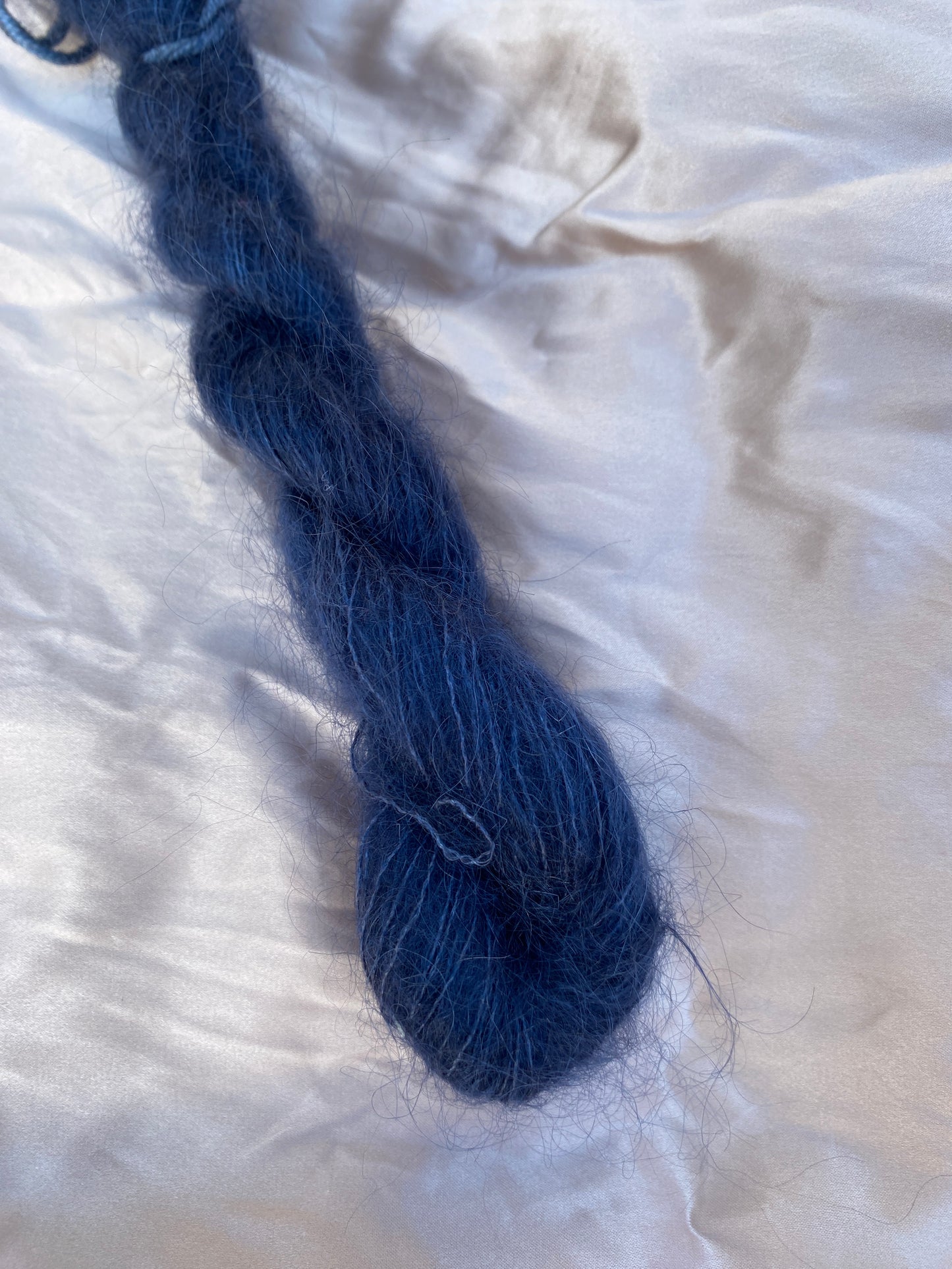 Navy Mohair