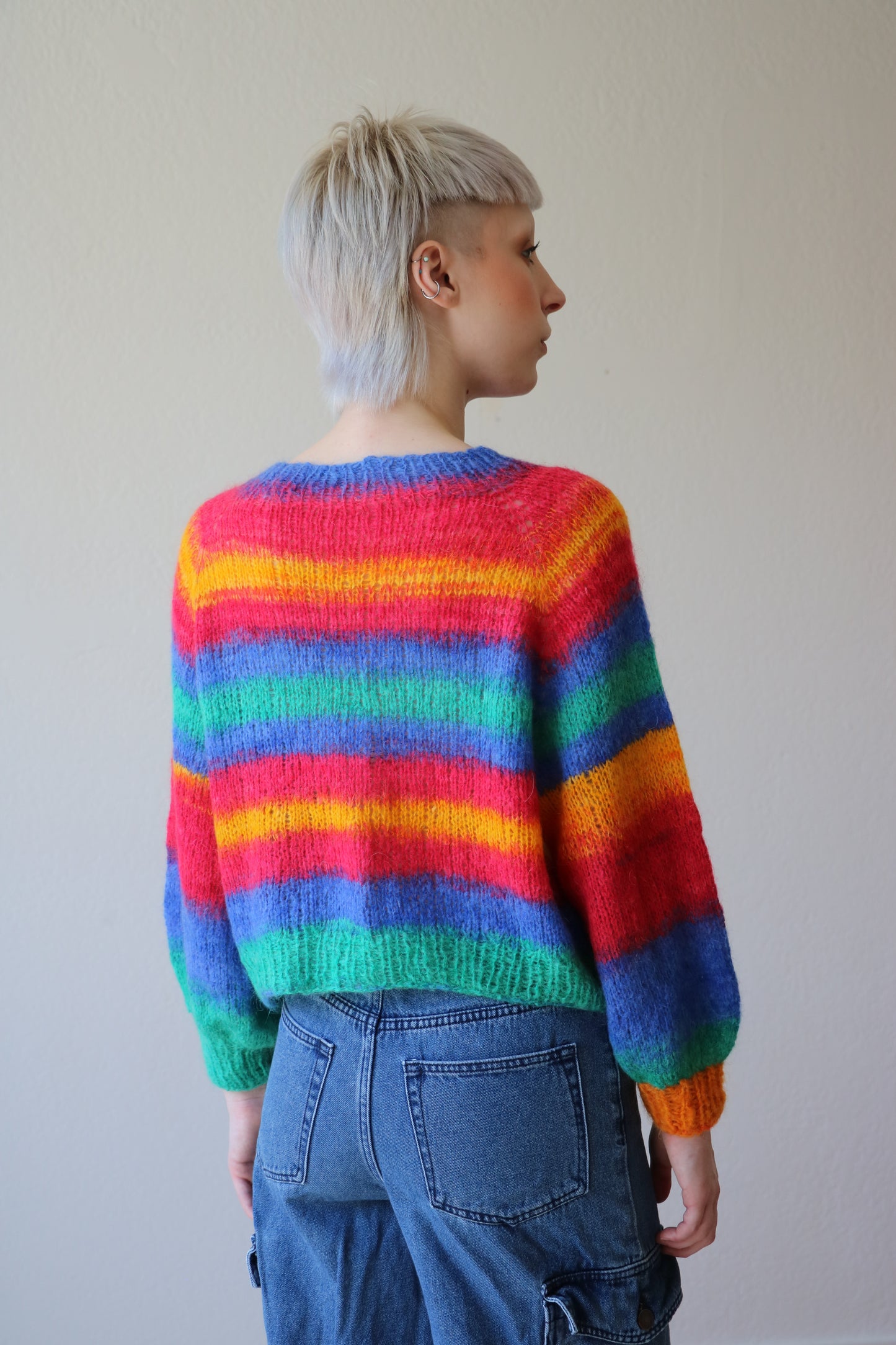 Striped Mohair Sweater